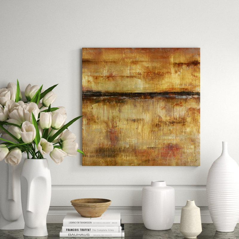 Vista Painting, 30" H x 30" W x 1.5" D, Knife Gel