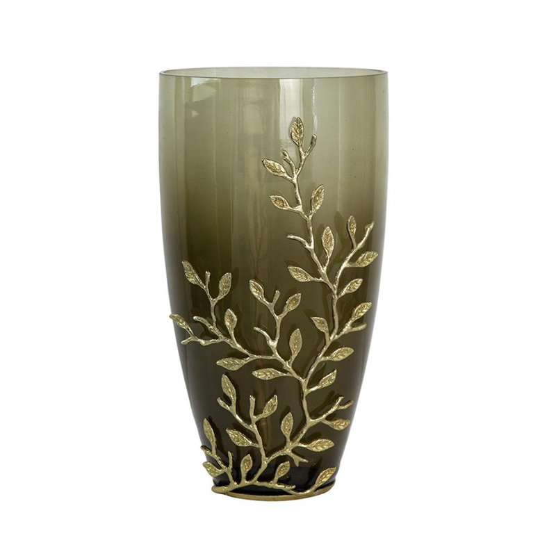 Vase de table en aluminium 15 po