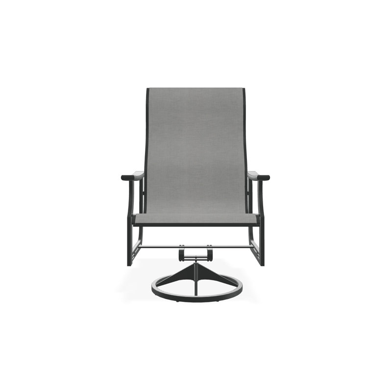 St. Catherine Polymer Outdoor Lounge Chair, Graphite, James