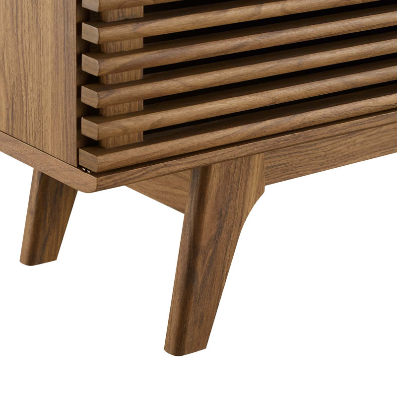 Render 71" Media Console TV Stand, Walnut