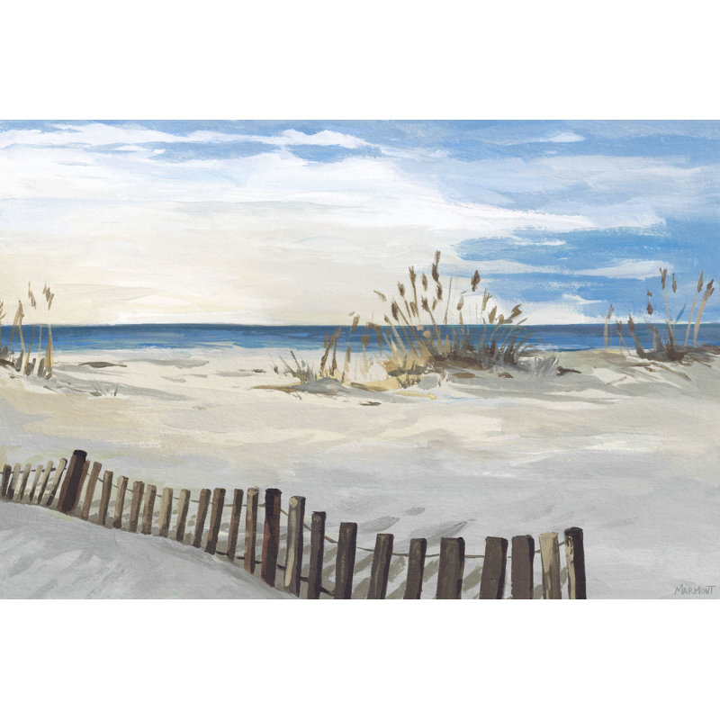 " Buried Fences " by Marmont Hill Painting Print, 40" H x 60" W x 1.5" D