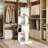 4 Tier Rotating Bookshelf, 360° Revolving Bookcase Rotating Stackable Shelves Floor-Standing Storage Display Rack Used In Bedrooms Living Rooms Study Office