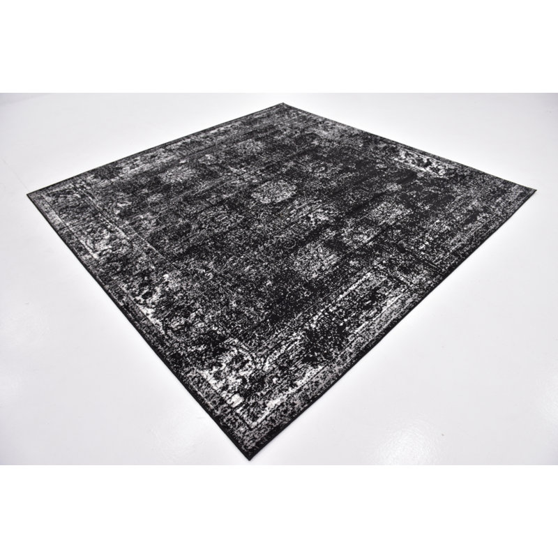 Floral Area Rug, Square 244cm