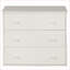 Lit mezzanine simple simple avec bureau roulant Pinewood Armoire de rangement - Blanc-1054253416