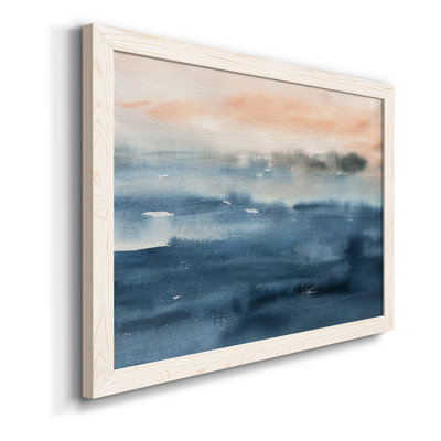 Lake Sunrise - Peinture sur toile encadrée