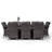 Karas 8 Seater Dining Set with Cushions and Parasol-39926018