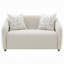 Causeuse Tiena, 2 coussins décoratifs, lin moderne, 67 po-111577804