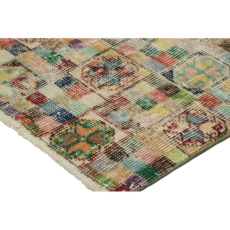 One-of-a-Kind 2'3x2'4 Hand Knotted Area Rug