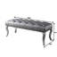 Tufted Fabric Upholstered Bench with Nailhead Trim-131587669-131587671