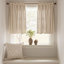 Linen Striped Kitchen Curtains Rod Pocket Tier Curtains-108938900-108938902