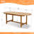 Audre Extendable Oval Teak Outdoor Dining Table