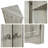 Modern Waterproof Corner Storage Cabinet, Sturdy MDF Triangle Floor Cabinet With Doors For Bathroom & Kitchen-2015901553