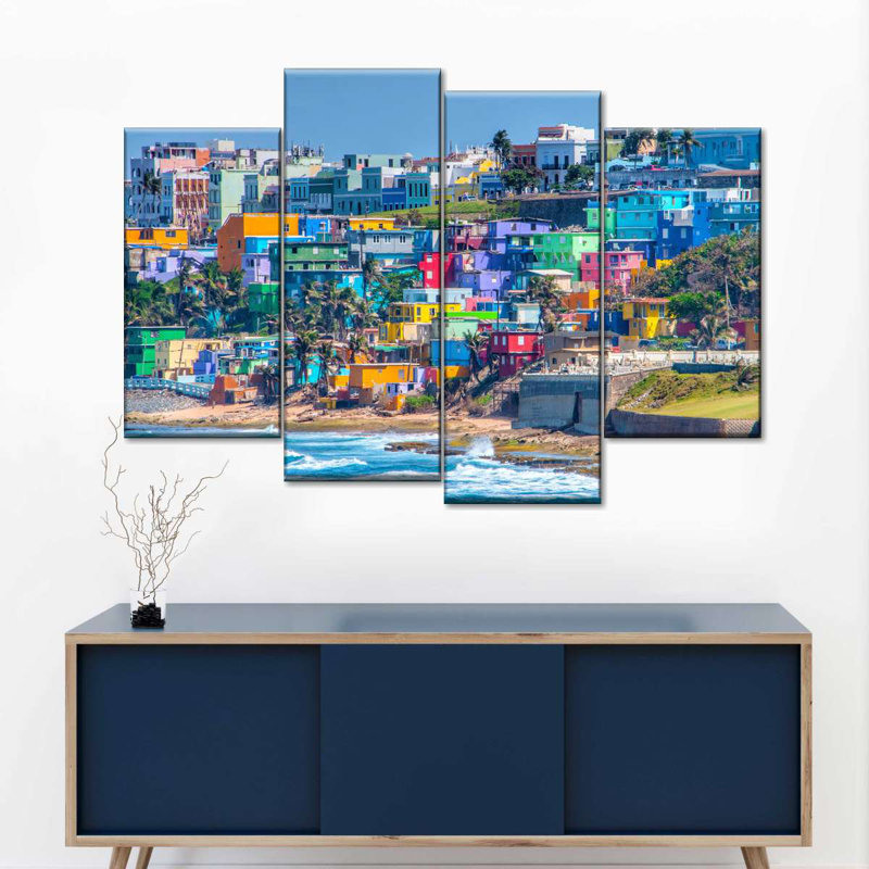 «Colors Of San Juan», reproduction d'art sur toile, H 22 po x l 36 po x P 1 po
