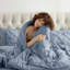 Ensemble d'édredon plissé avec draps Bed-in-a-Bag-103134054-103134064