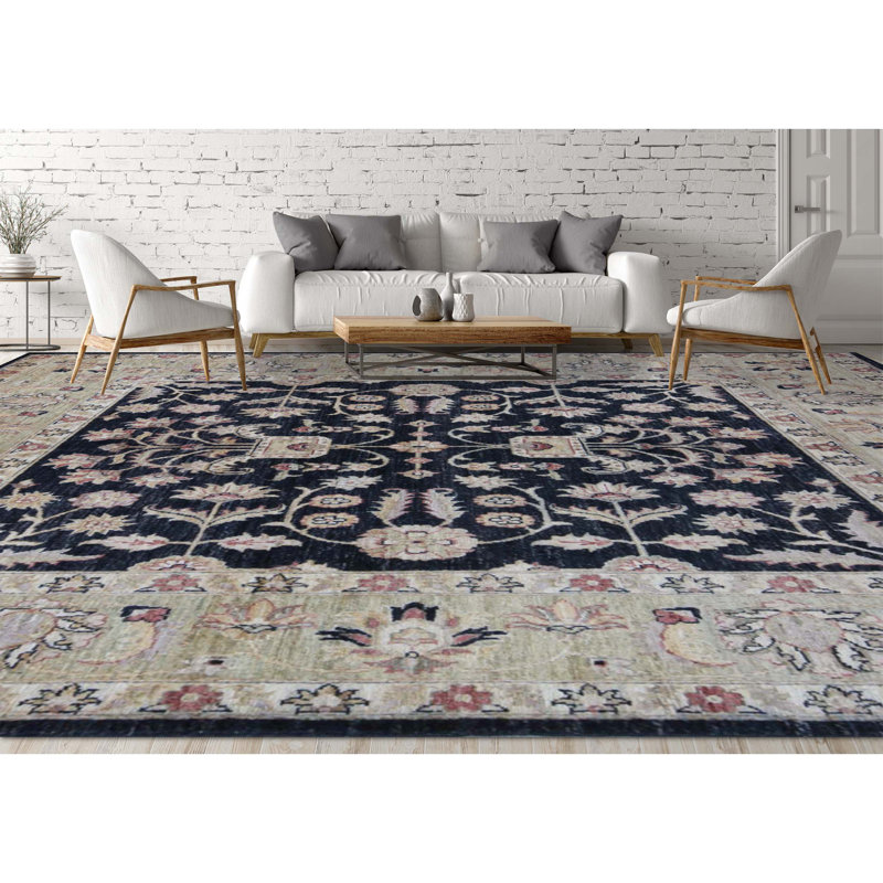 Ziegler Hand Woven Wool Oriental Area Rug