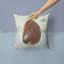 Coussin décoratif intérieur / extérieur brun / vert Shells-22324673