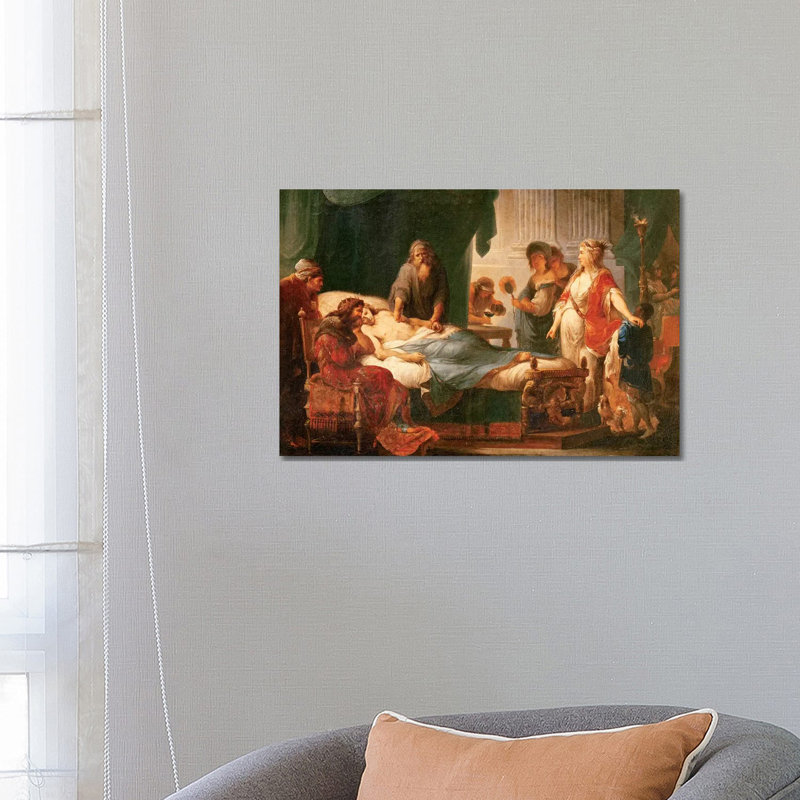Antiochus And Stratonice by Angelica Kauffmann - Wrapped Canvas Print, 66.04 cm H x 45.72 cm W