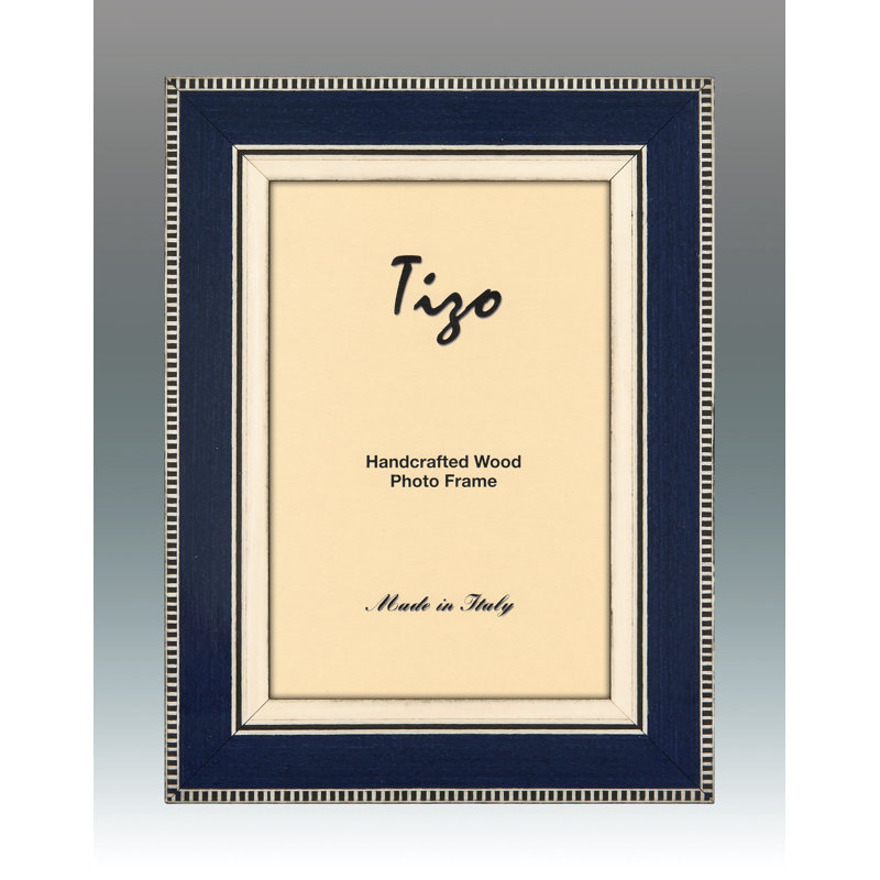 Wood Picture Frame, 5" x 7", Blue