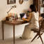 Bureau en bois massif-436475451