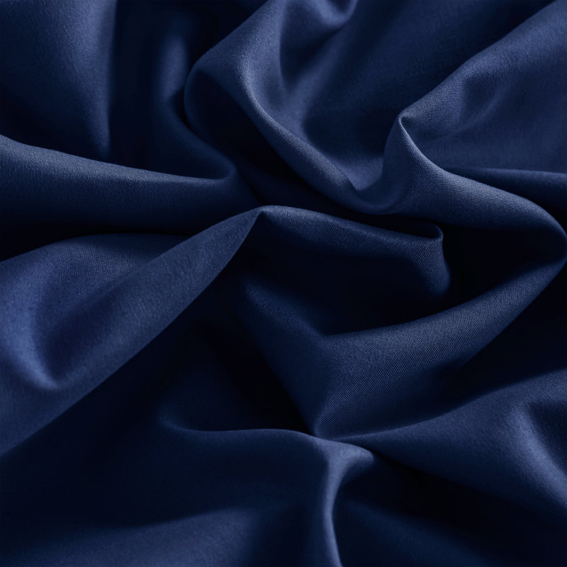 Fitted Bed Sheet Only, 1800 Brushed Microfiber Deep Pocket Fitted Sheet - NTBAY, Twin XL Fitted Sheet, Navy Blue