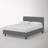 Adrien Upholstered Platform Bed-342217544-342217534