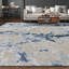 Hand Knotted Abstract Area Rug in Ivory/Gray-2045927947