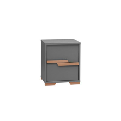 Gerke 44cm W Bedside Table