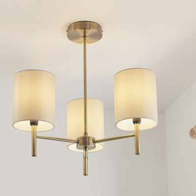 Iyanna 3 - Light Shaded Chandelier