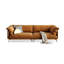 70,08 po. 100% polyester orange, canapé à coussins standard-129742556