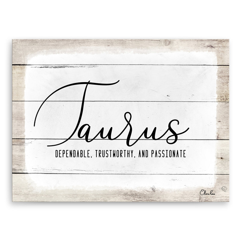 " Taurus " by Olivia Rose, 30" H x 40" W x 1.5" D