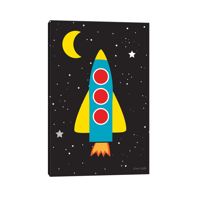 Blast Off by Ann Kelle - Wrapped Canvas Gallery-Wrapped Canvas Giclée, 101.6 cm H x 66.04 cm W x 1.91 cm D