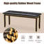 Banc de salle à manger en simili cuir Ahnari-1670103514