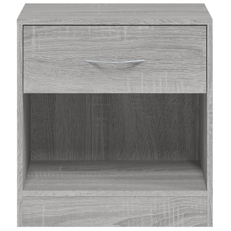 Doraville 1 Drawer Bedside Table, Grey
