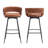 Kymberlynn Swivel Upholstered Low Back Bar & Counter Stool With Metal Frame-1853018751-1853018748