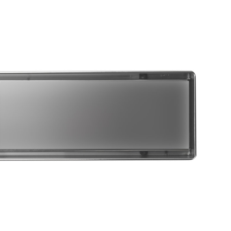 3'' W Grid, Polished Stainless Steel