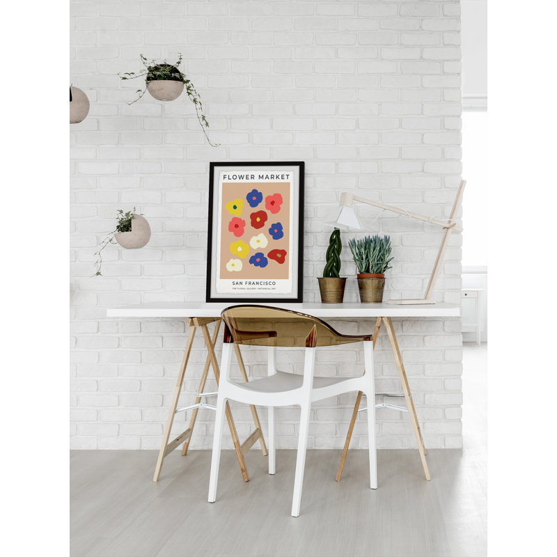 «Flower Market San Francisco» par Marmont Hill - reproduction de cadre photo sur papier, H 36 po x l 24 po