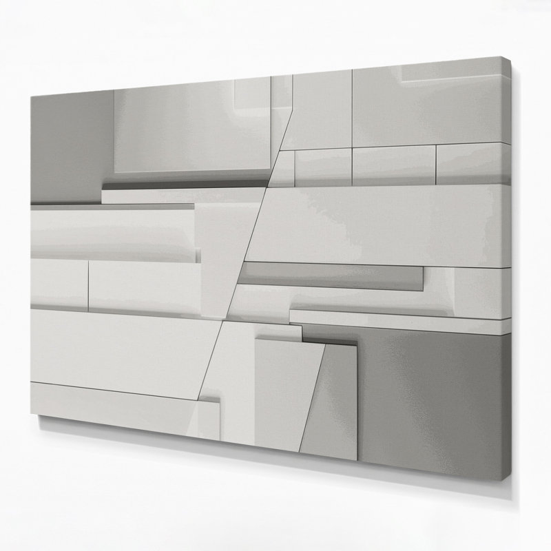 Minimalisme 18, art mural beige sur toile, H 20 po x l 30 po