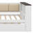 Wood Daybed With Storage Shelves, Upholstered Backrest,USB And Trundle-2070605908
