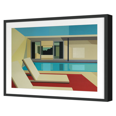 " Poolside Living " by Burgess, Andy