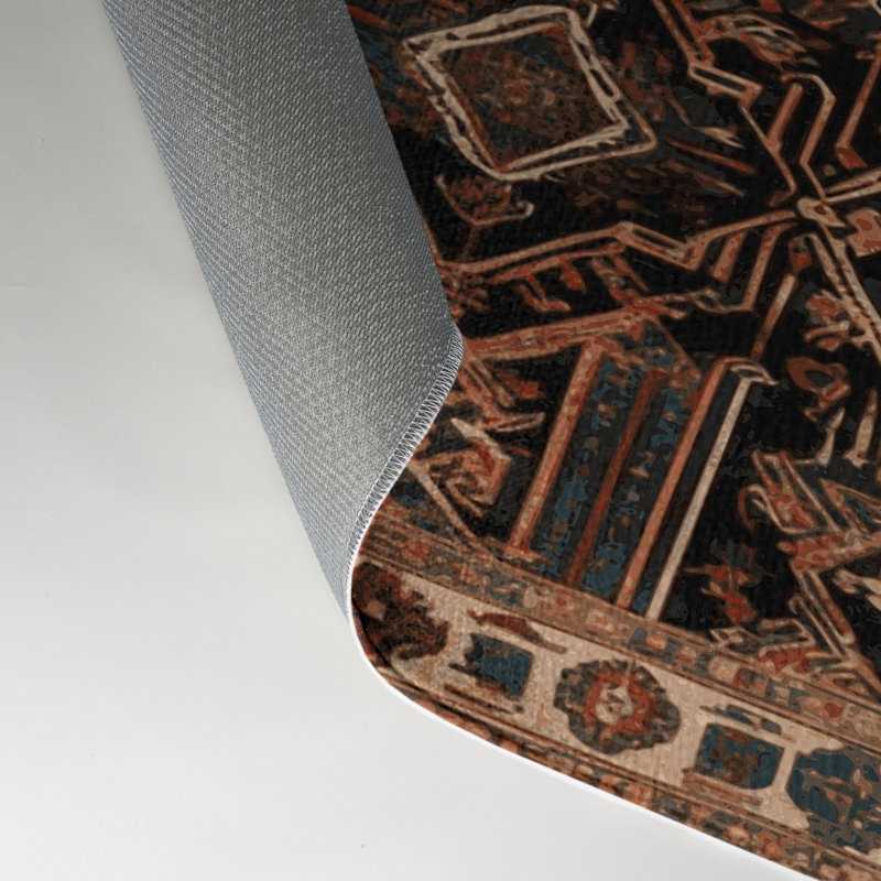 Tapis intérieur et extérieur ArtDeco, Rectangle 9 pi x 12 pi