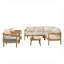 Ensemble de meubles de patio en bois