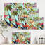 Fleurs tropicales rétro II - Impression sur toile-59915710-59986645