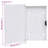VidaXL Key Box with Magnetic Board Key Cabinet Storage Box Office-61626204