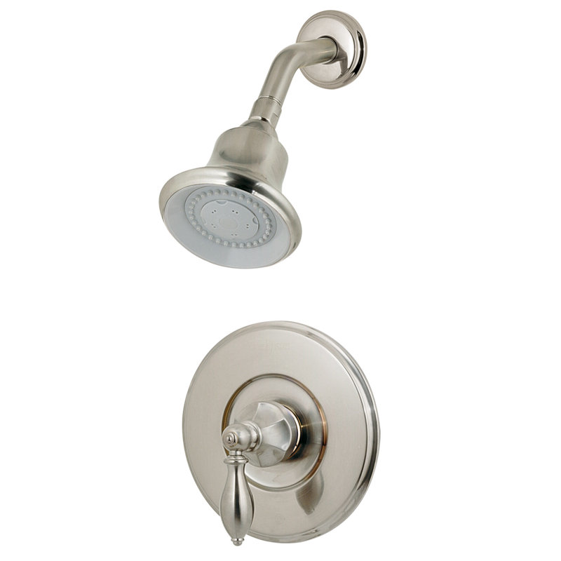 Robinet de douche avec poignée levier Catalina, Nickel brossé