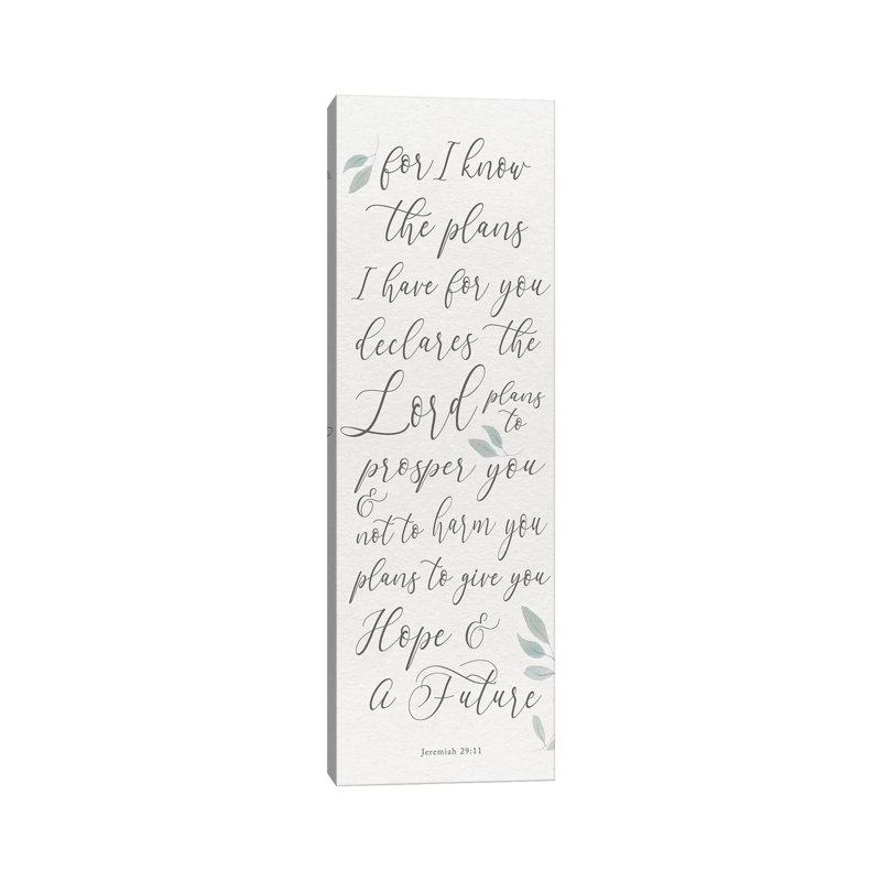 Inspired Panel I - Wrapped Canvas Panoramic Print, 121.92 cm H x 40.64 cm W x 1.91 cm D