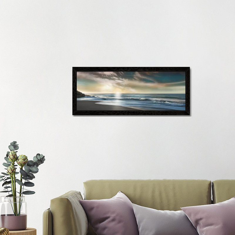 The Promise by Mike Calascibetta - Panoramic Print on Canvas, Black Framed, 152.4 cm H x 50.8 cm W