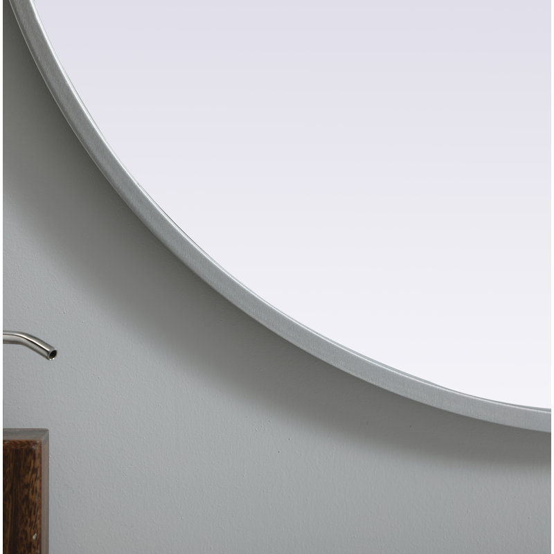 Miroir mural Sabine, Argent, 40 po x 24 po
