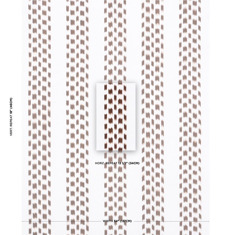 Tissu ikat Izmir, Cacao