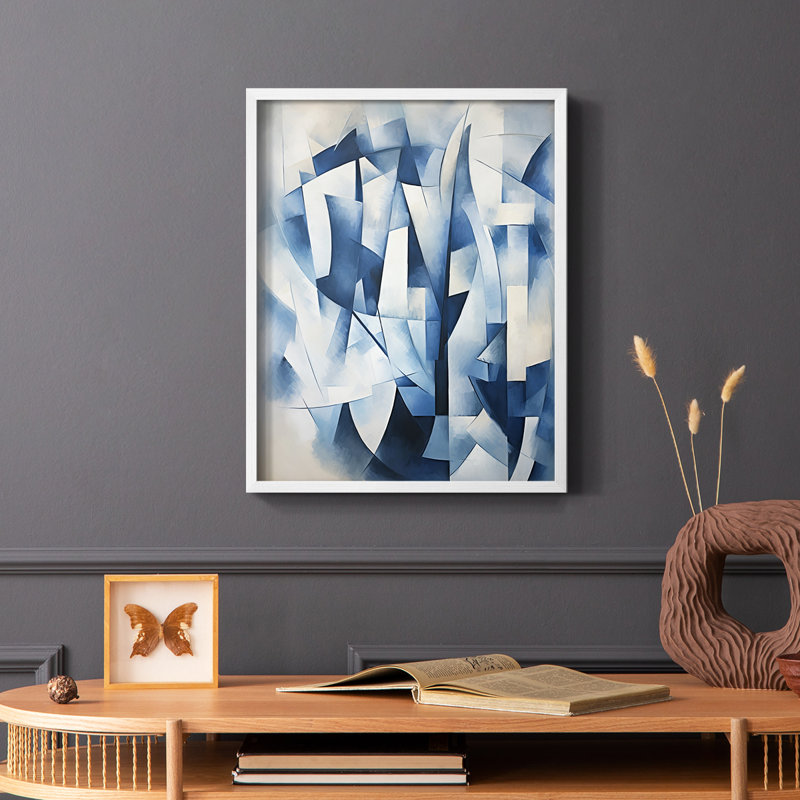 NAUTICAL Series CCCCLVXVI - Impression encadrée de qualité supérieure - Prêt à être accroché - Aucun clou requis, Blanc
