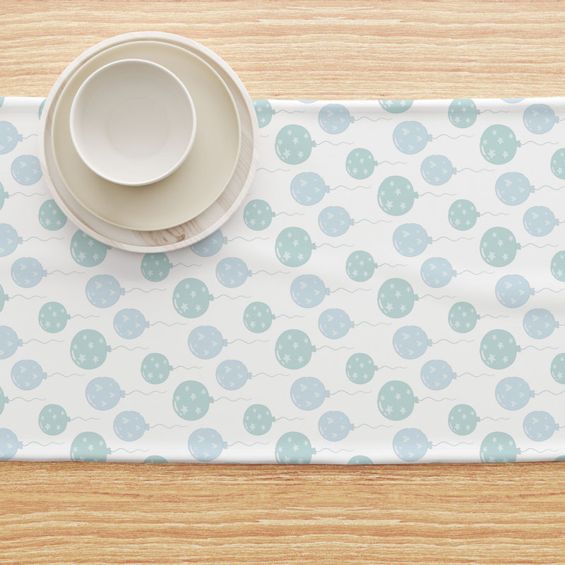 Rectangular Cotton Twill Table Runner, 90" L x 16" W